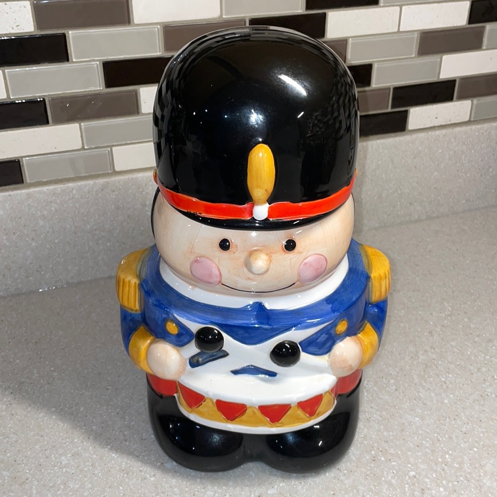 Vintage Dayton Hudson Cookie Jar Soldier Christmas